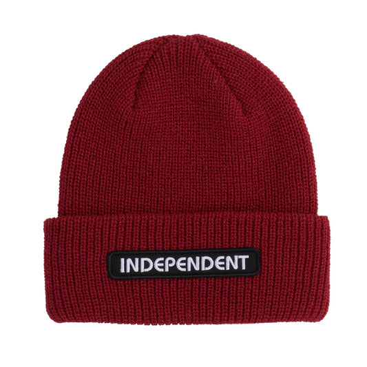 INDEPENDENT - B/C Groundwork Long Shoreman Beanie Red