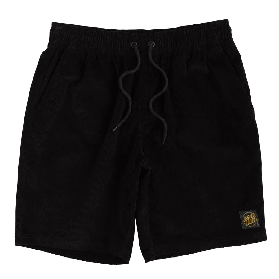 SANTA CRUZ - SAGA PULL ON SHORTS BLACK