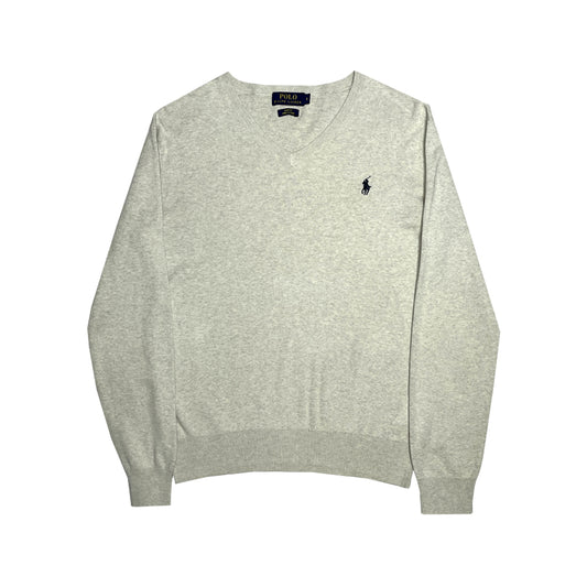 Polo Ralph Lauren - V-Neck Sweater S Grey