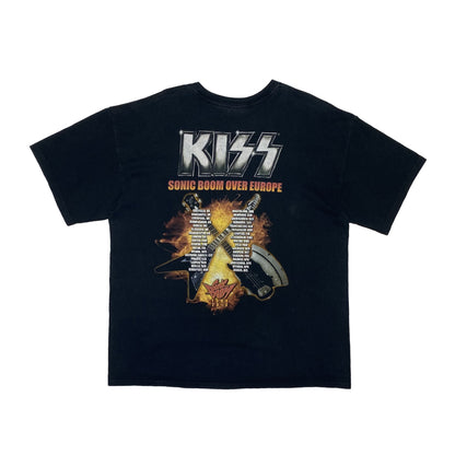 Kiss - Sonic Boom Europe Tee XL Black/Multi