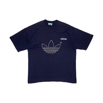 Adidas - Vintage Original Logo Tee M Navy/Blue