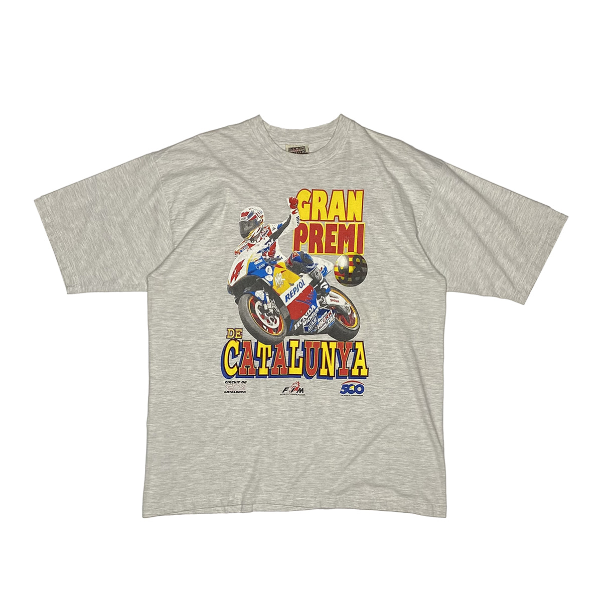 Archival - Vintage Bikes Gran Premi Tee XXL Grey/Multi