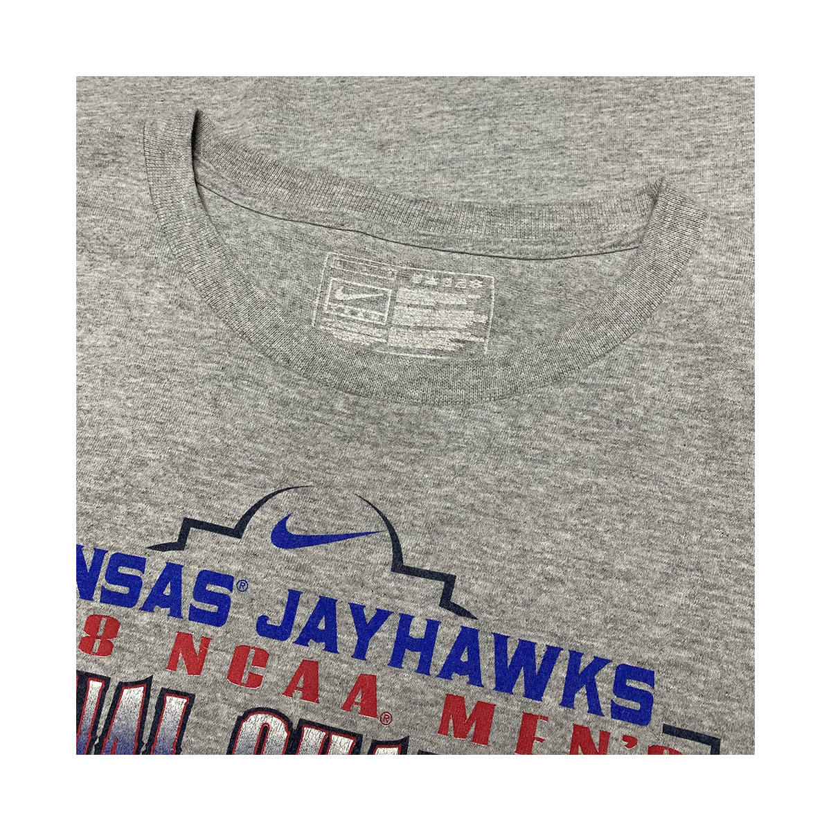 Nike - Jayhawks Tee L Grey/Multi