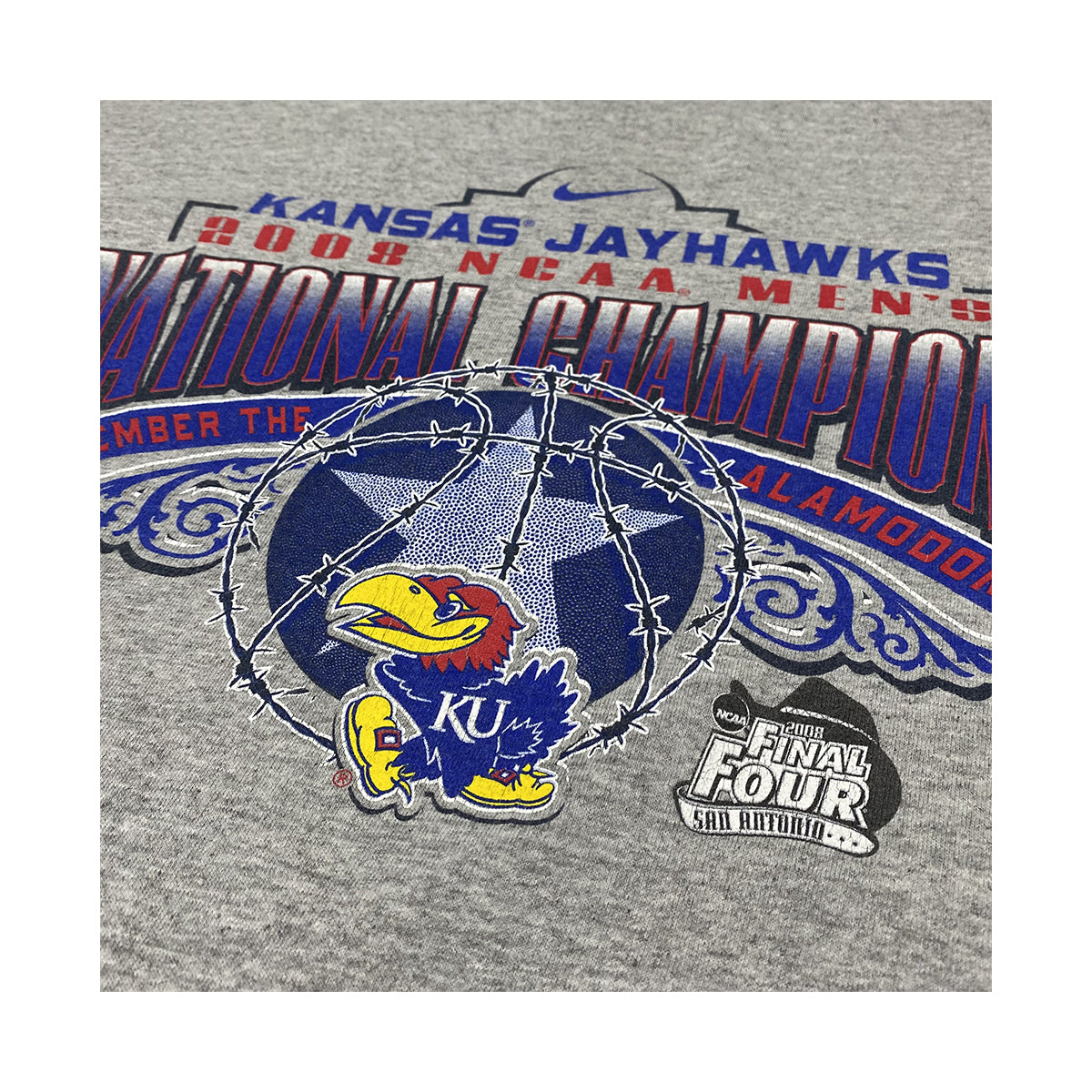 Nike - Jayhawks Tee L Grey/Multi