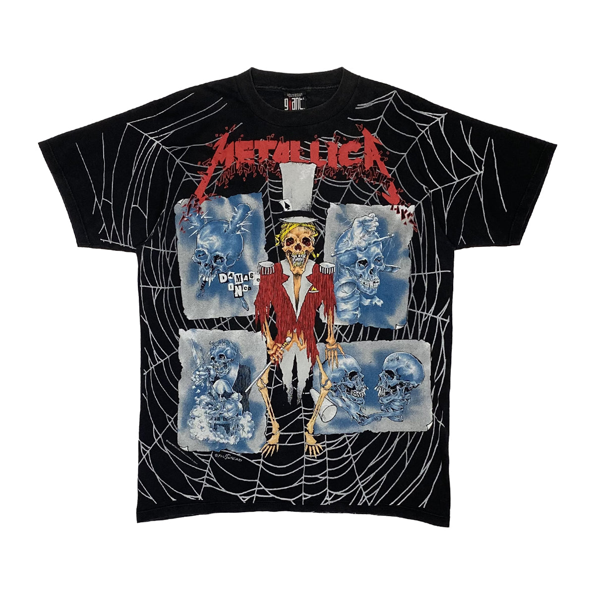 Metallica - Vintage Damage Inc. Tee L Black/Multi