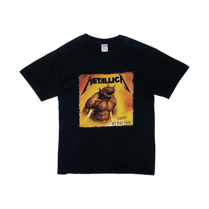 Music Tee - Y2K Metallica Jump In The Fire Tee M Black/orange