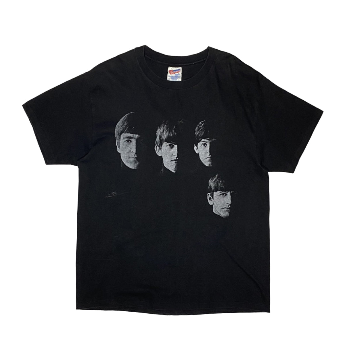 Music Tee - Vintage Meet The Beatles Graphic Tee 1992 XL Black