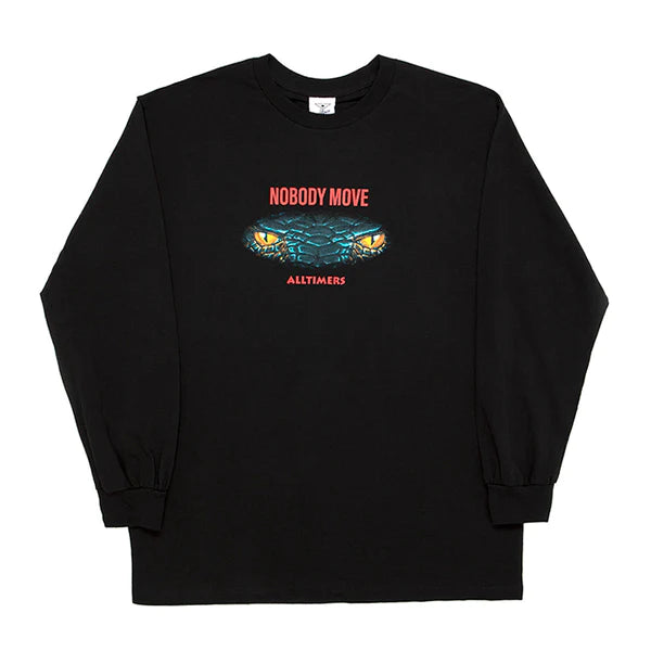 Alltimers - No Body Move Long Sleeve Tee Black