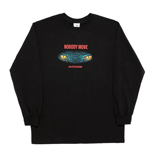 Alltimers - No Body Move Long Sleeve Tee Black