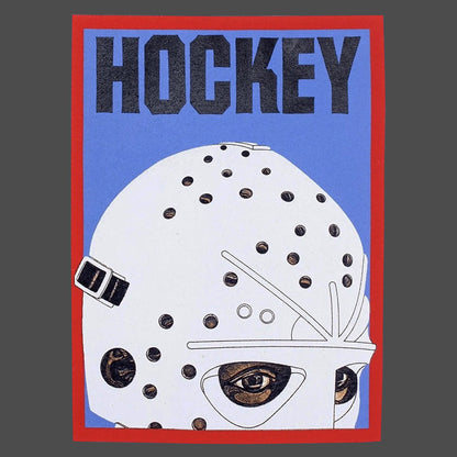 Hockey - Half Mask long sleeve Tee Charcoal