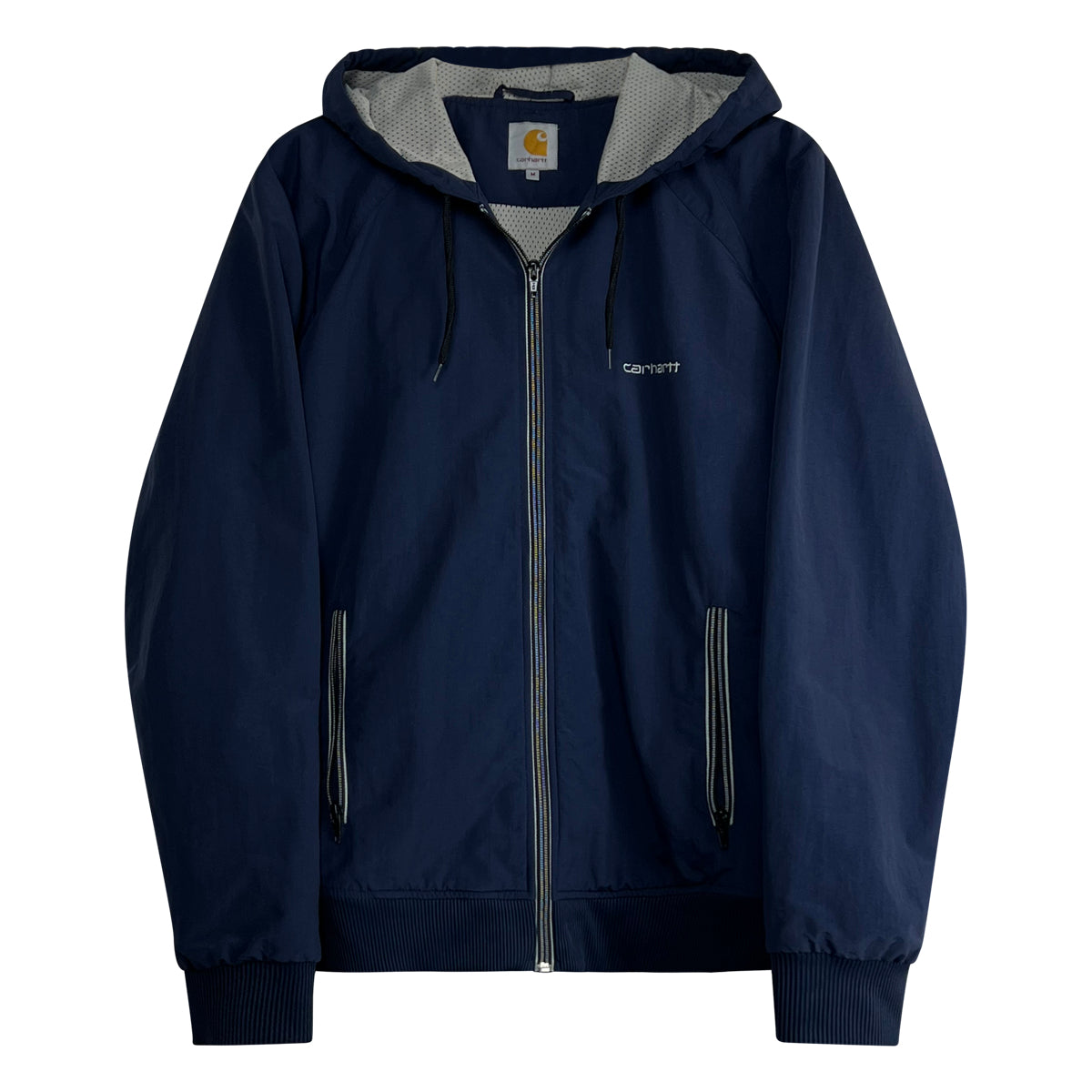 Carhartt - Light Rain Jacket/Hoodie M Blue/White