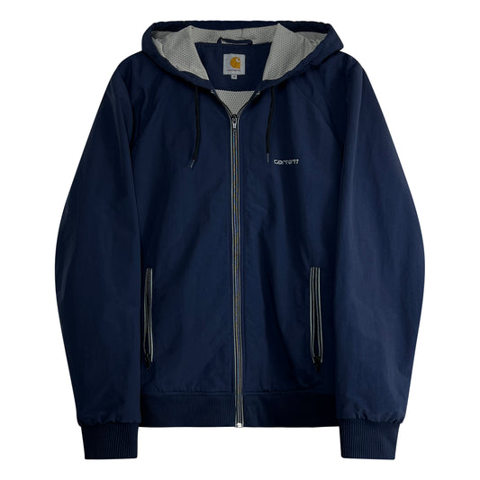 Carhartt - Light Rain Jacket/Hoodie M Blue/White