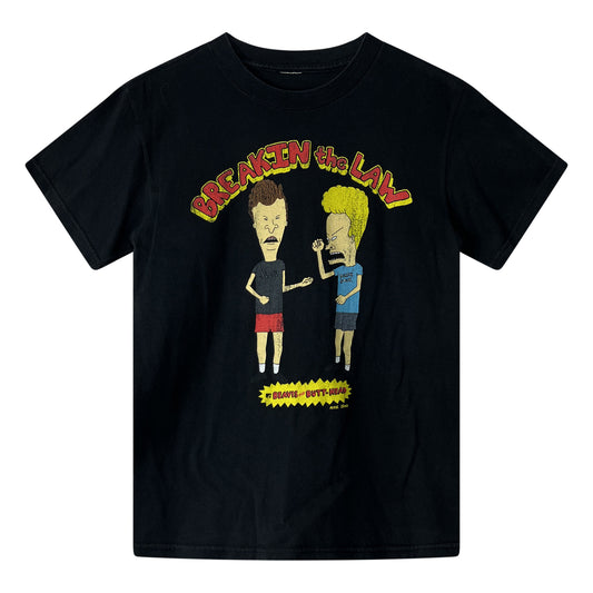 Beavis & Butthead -Vintage Breaking The Law Tee M Black