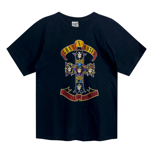 Music Tee - Guns & Roses Tee L Navy/Multi