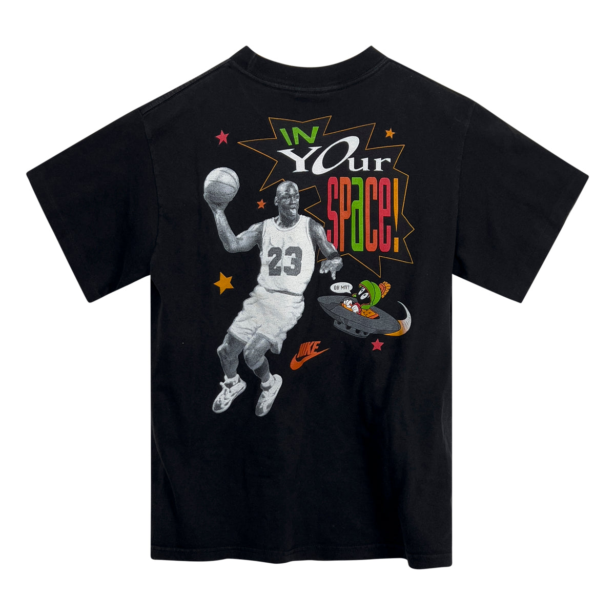 Nike - Vintage Marvin The Martian Jordan Tee S Black