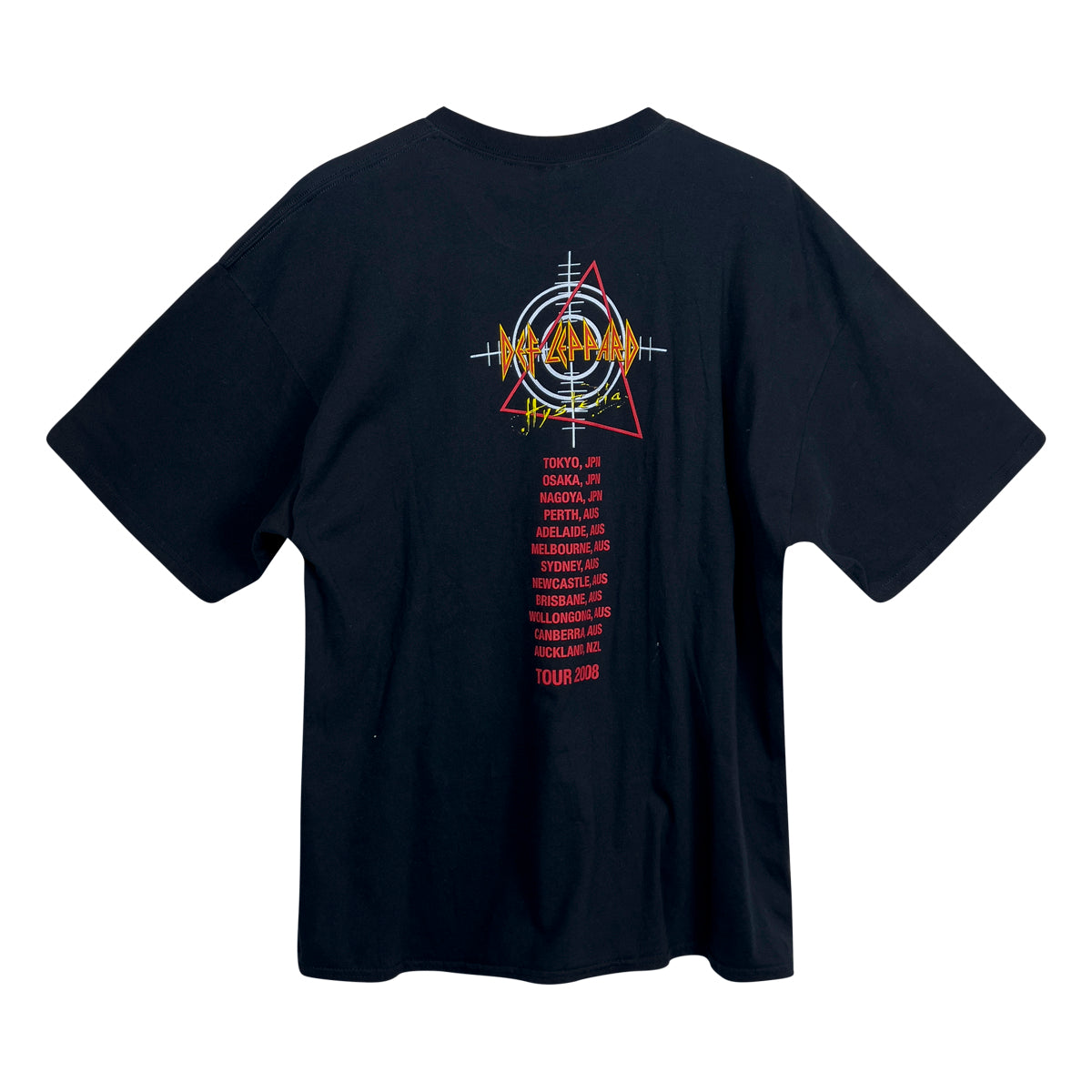 Music Tee - Vintage Def Leppard Tee 2002 XL Black