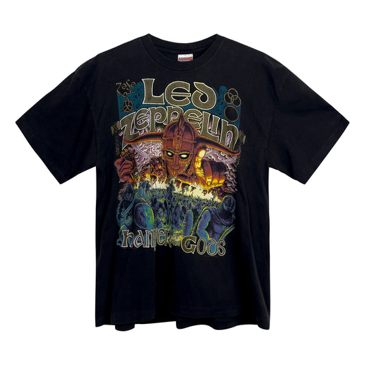 Music Tee - Vintage Led Zeppelin Graphic Tee XL Black