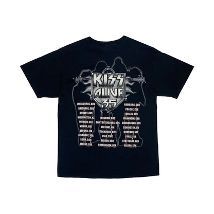 Music Tee - Kiss Alive 35 Tour Tee L Black