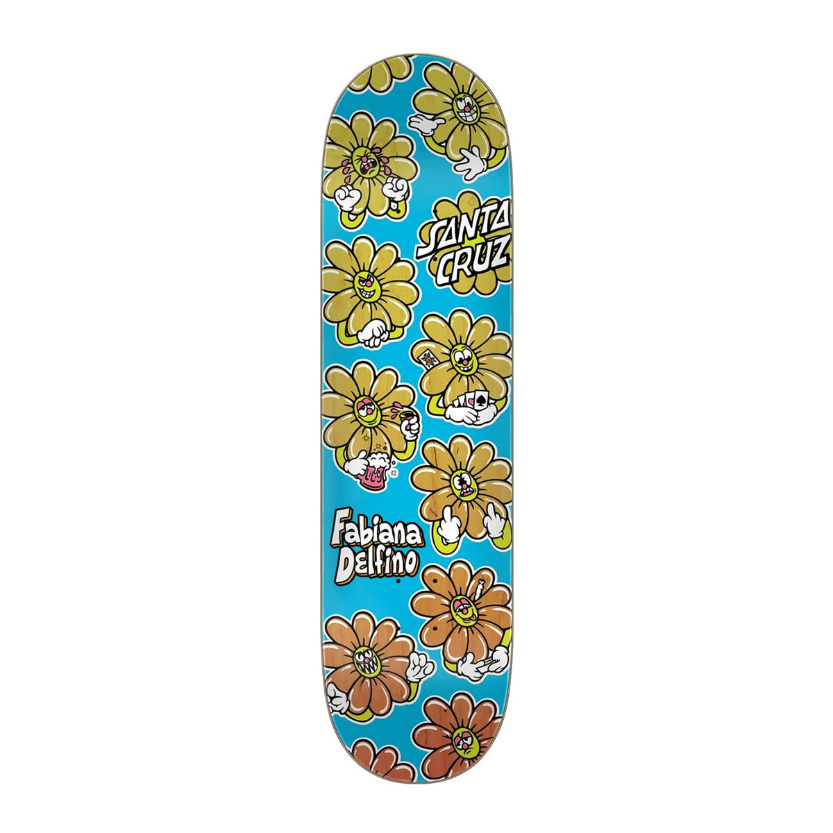 Santa Cruz - Delfino Wildflower VX Deck 8.25"