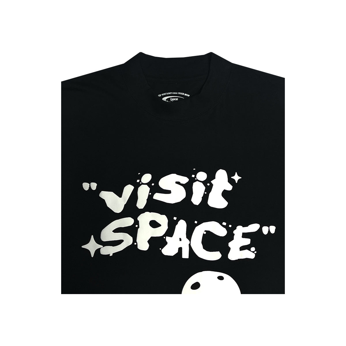 Thoughts - Visit Space Tee Black/White