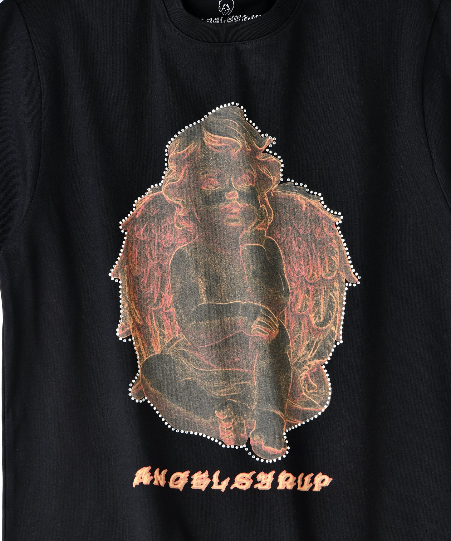 Angelsyrup - Rhinestone Statue Tee