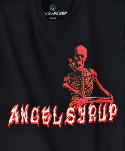 Angelsyrup - Rhinestone Skeleton Tee