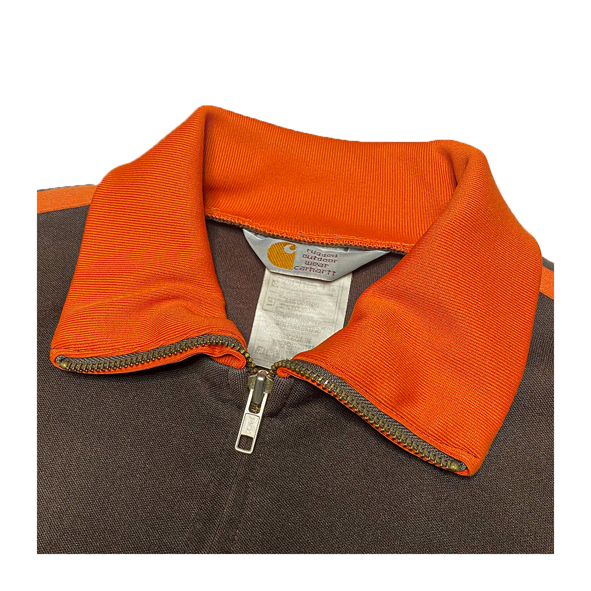 Carhartt - Vintage Track Jacket L Brown/Orange/Yellow