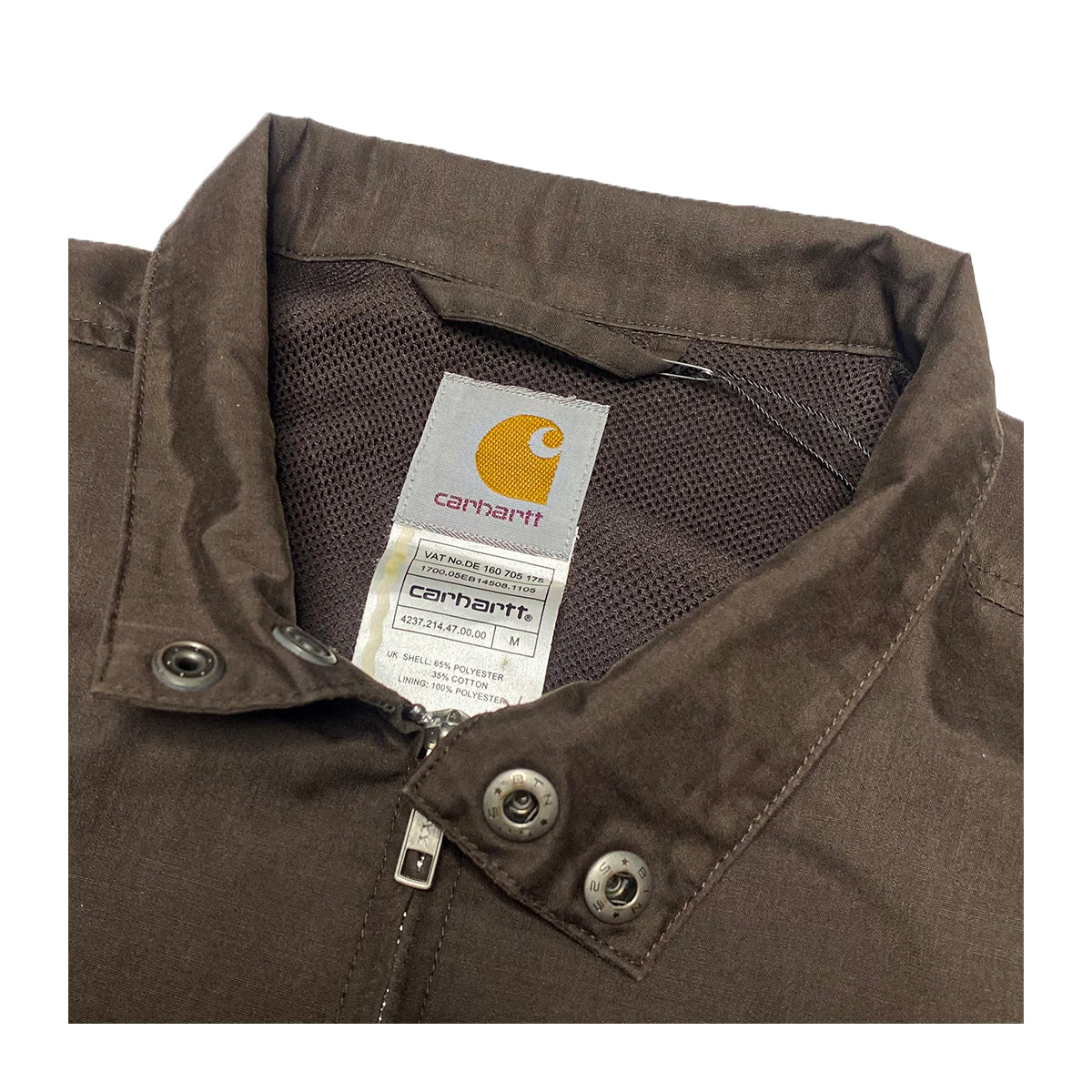 Carhartt - Zip Up Collar Jacket M Brown/Orange