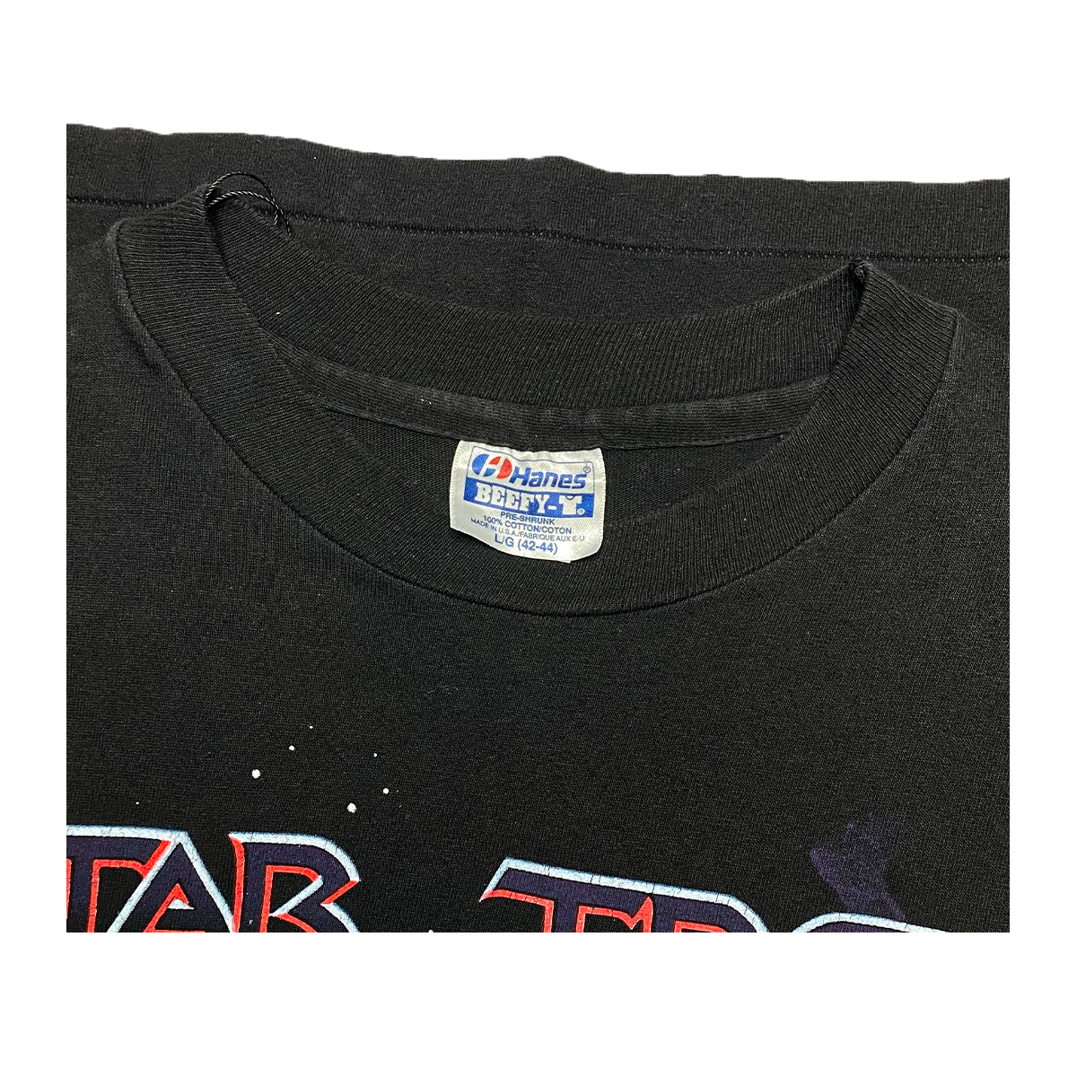 Film Tee - Vintage Star Trek Tee L Black