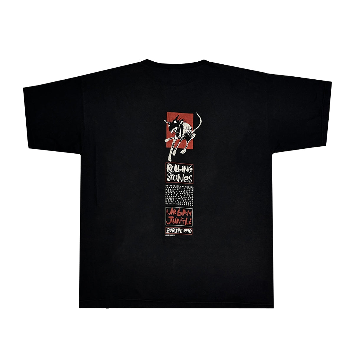 The Rolling Stones - VIntage Urban Jungle Tee XL Faded/Red