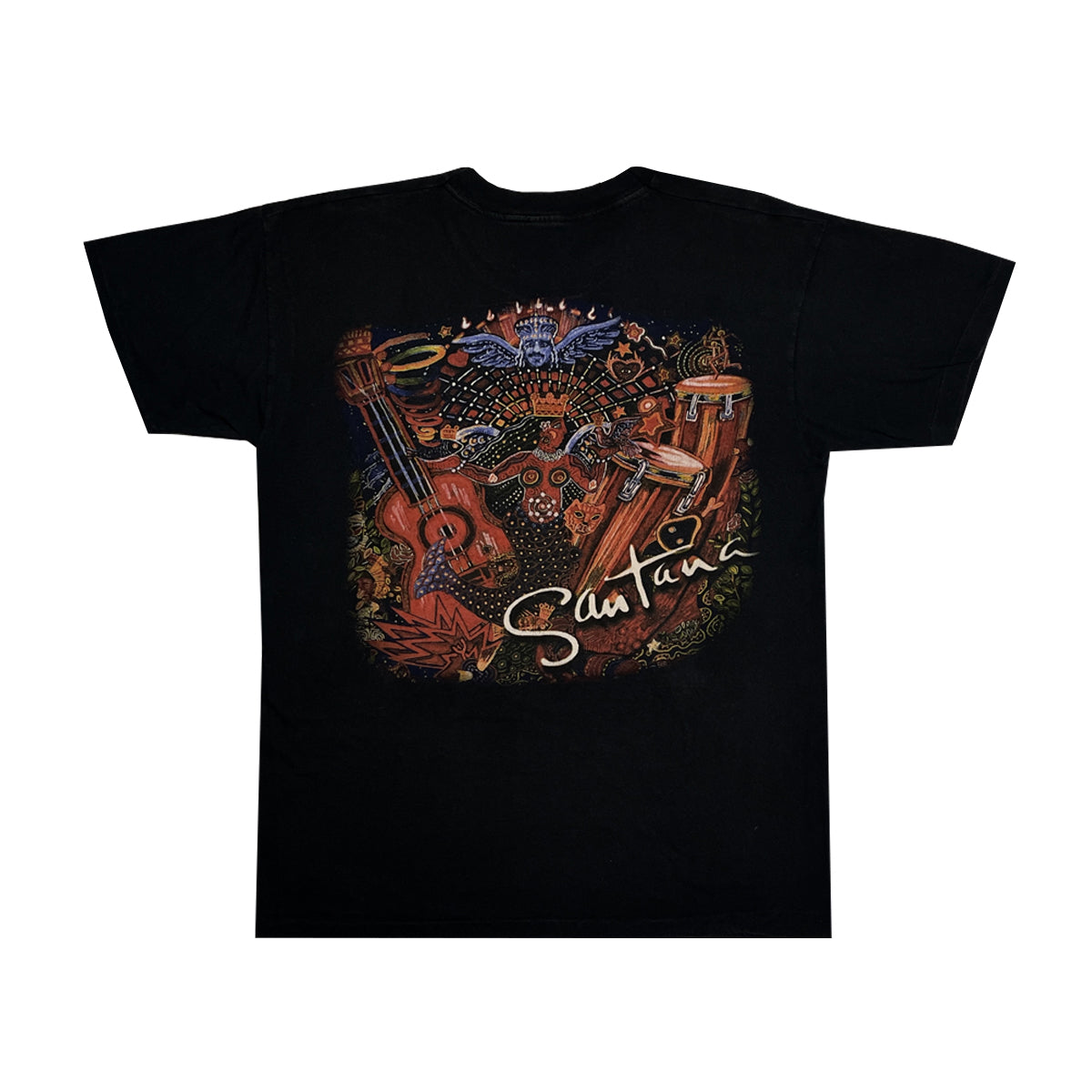 Santana - Vintage Graphic Tee L Black/Multi