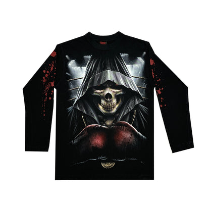 Spiral - Long Sleeve Grim Reaper Tee M Black