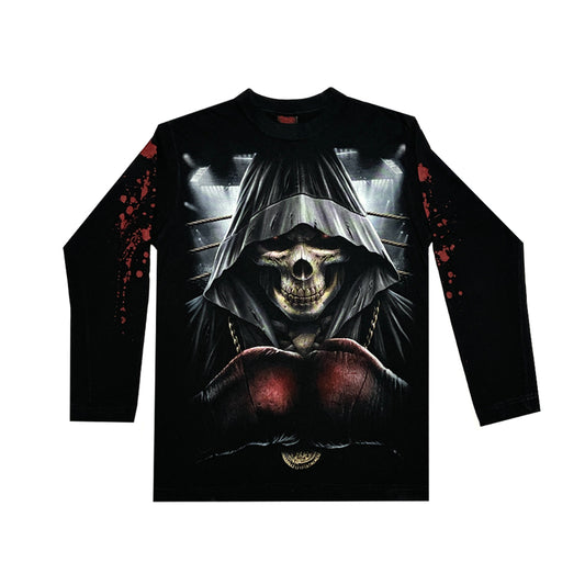 Spiral - Long Sleeve Grim Reaper Tee M Black