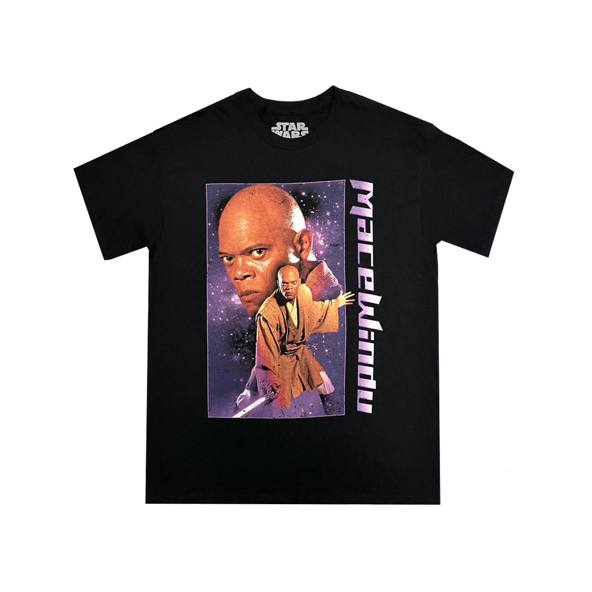 Star Wars - Mace Windu Tee S Black/Multi