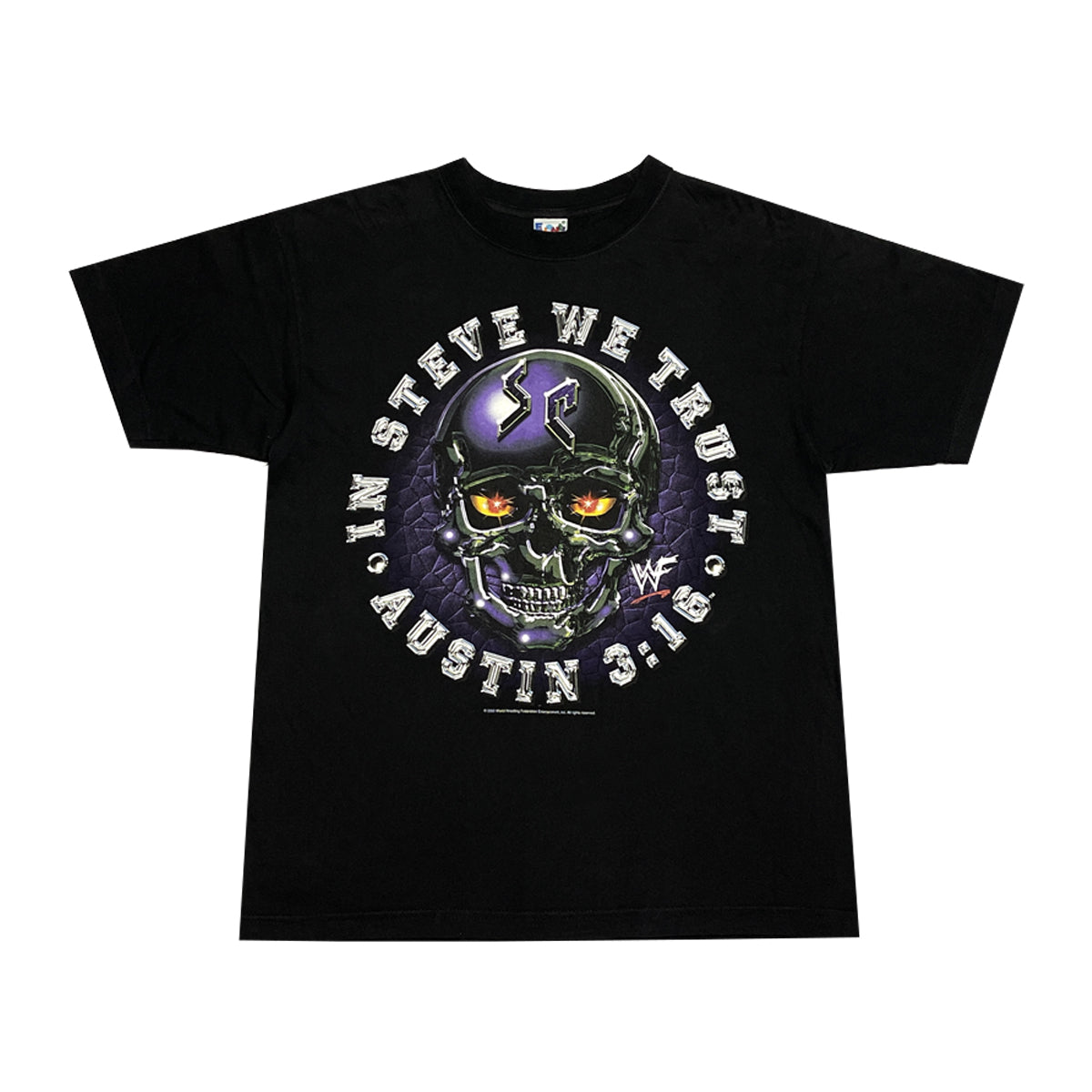 WWE - Steve Austin Skull Tee M Black/Multi