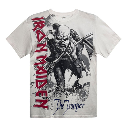 Music Tee - Iron Maiden The Trooper Tee M White